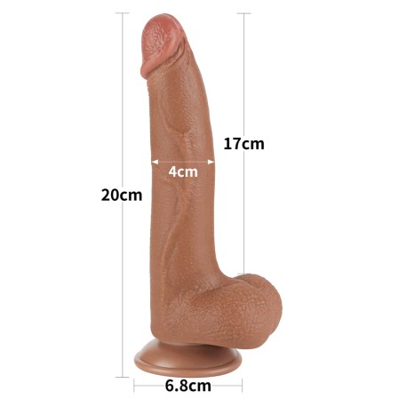 8,5" Sliding Skin - Letapasztható Dildó