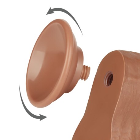 8.5'' Sliding Dual - Letapasztható Dildó