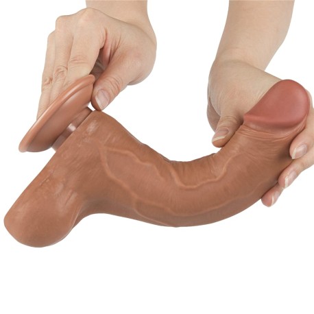 8.5'' Sliding Dual - Letapasztható Dildó